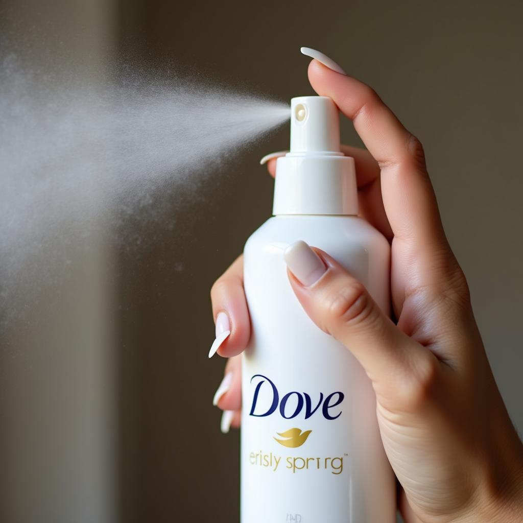 Dove Body Spray Application