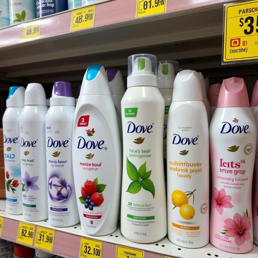 Dove Body Spray Variety in Pakistan