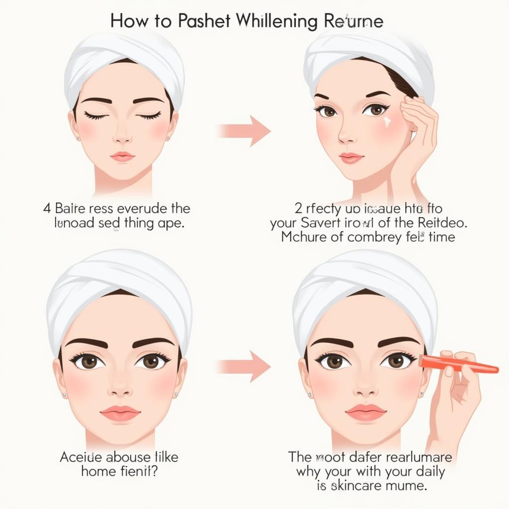 Dr Rashel Whitening Serum Application