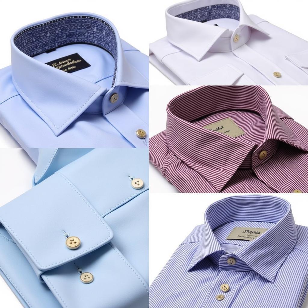 Dress Shirt Collars and Cuffs Variety in Pakistan