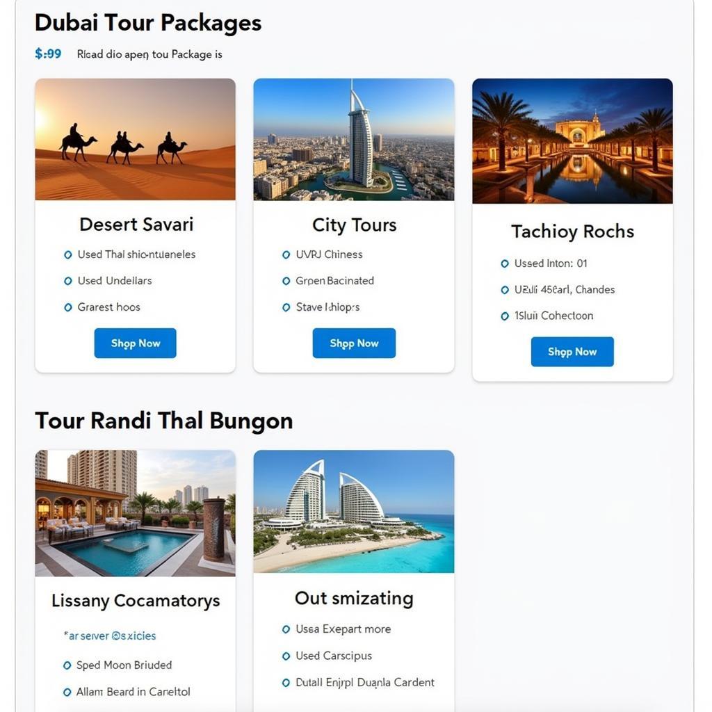 Dubai Tour Package Options from Pakistan