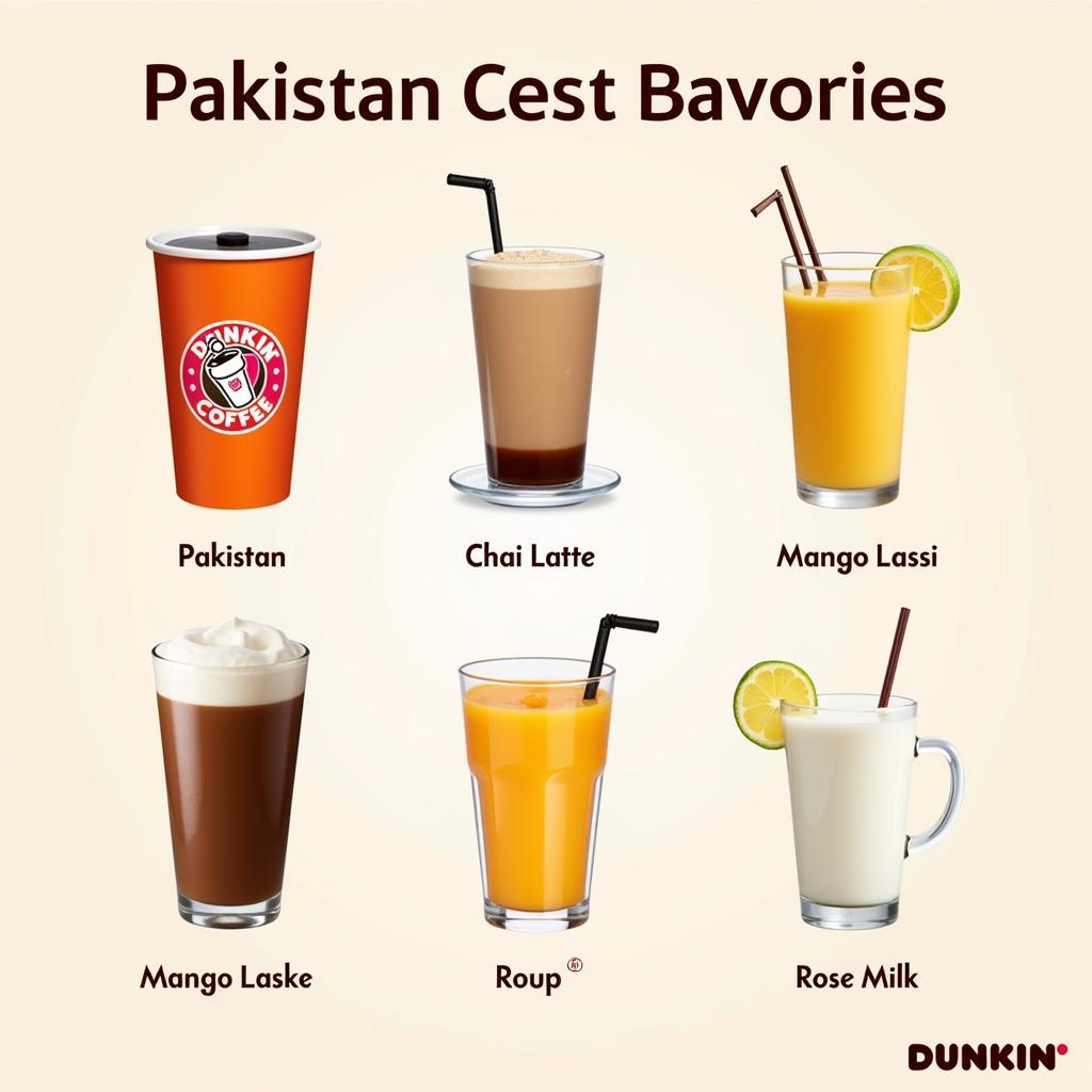 Dunkin' Donuts Pakistan Menu - Beverages