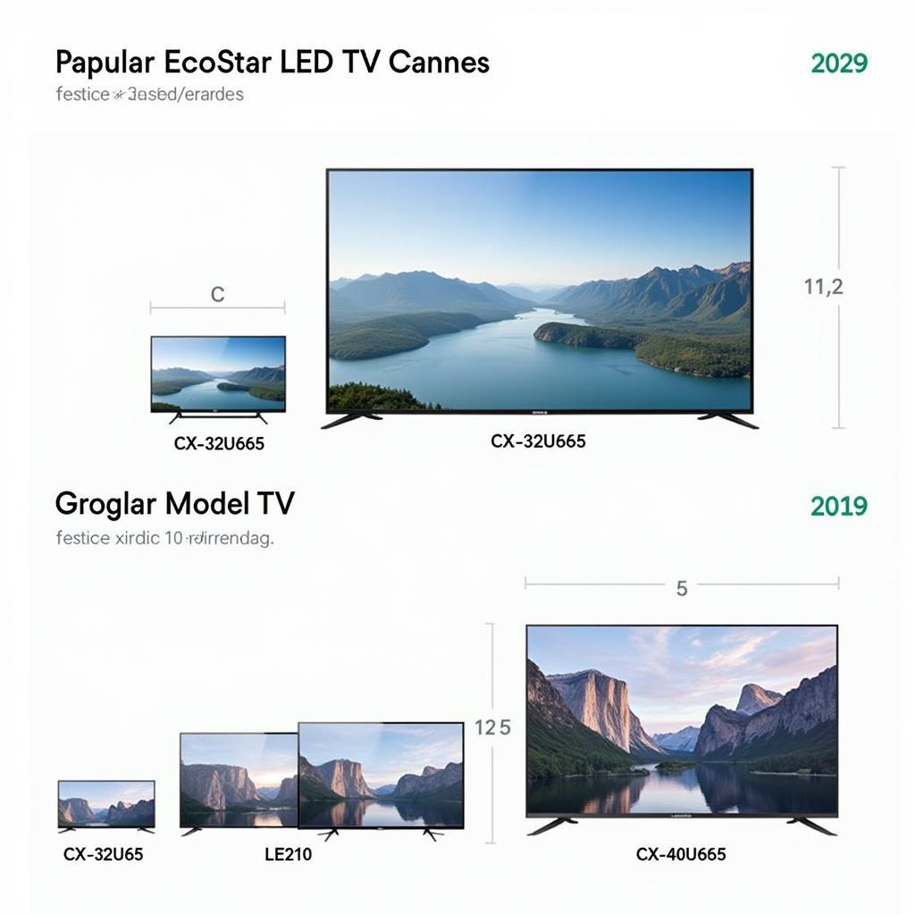 EcoStar LED TV Models 2019