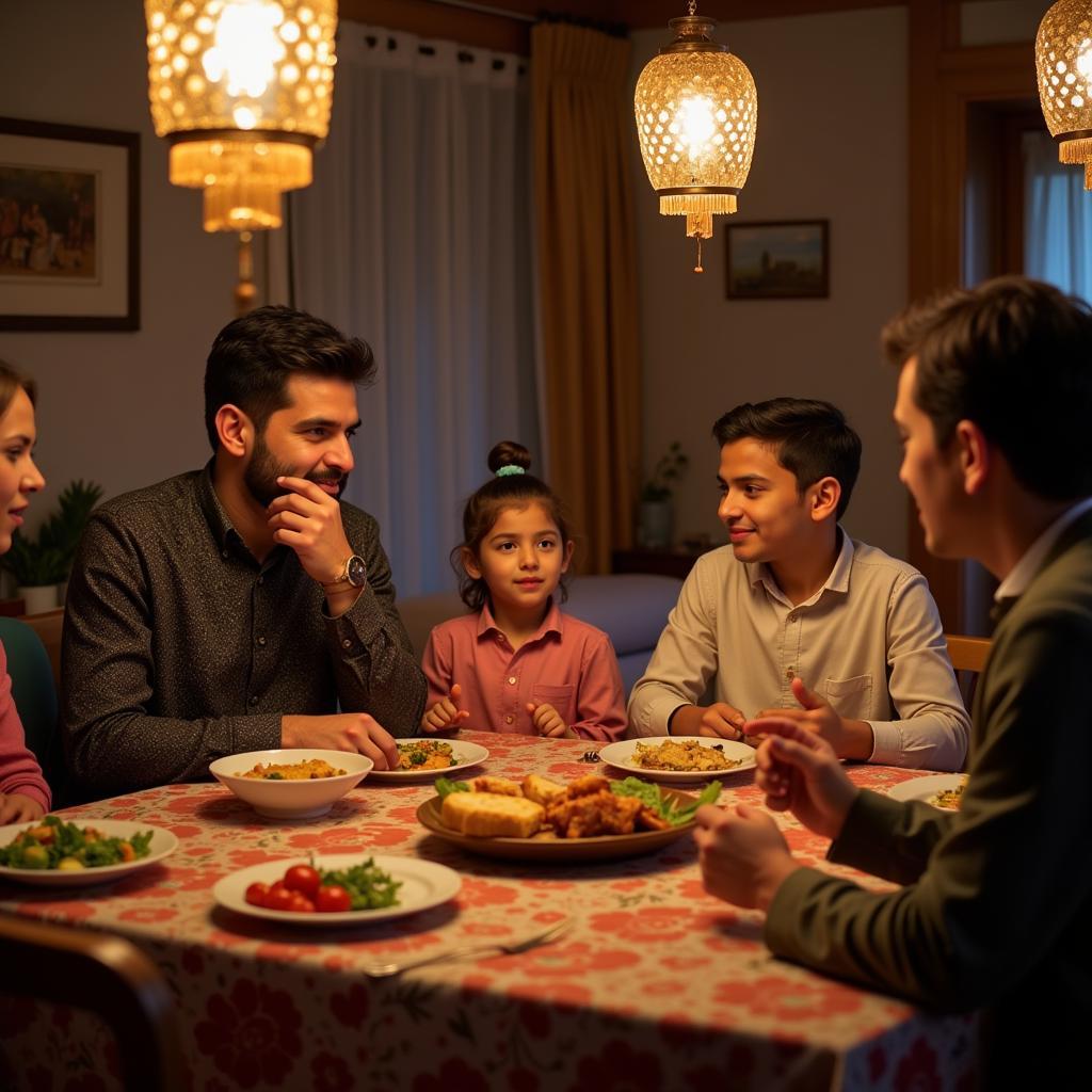 Family Gathering during Eid Milad un Nabi 2021 in Pakistan