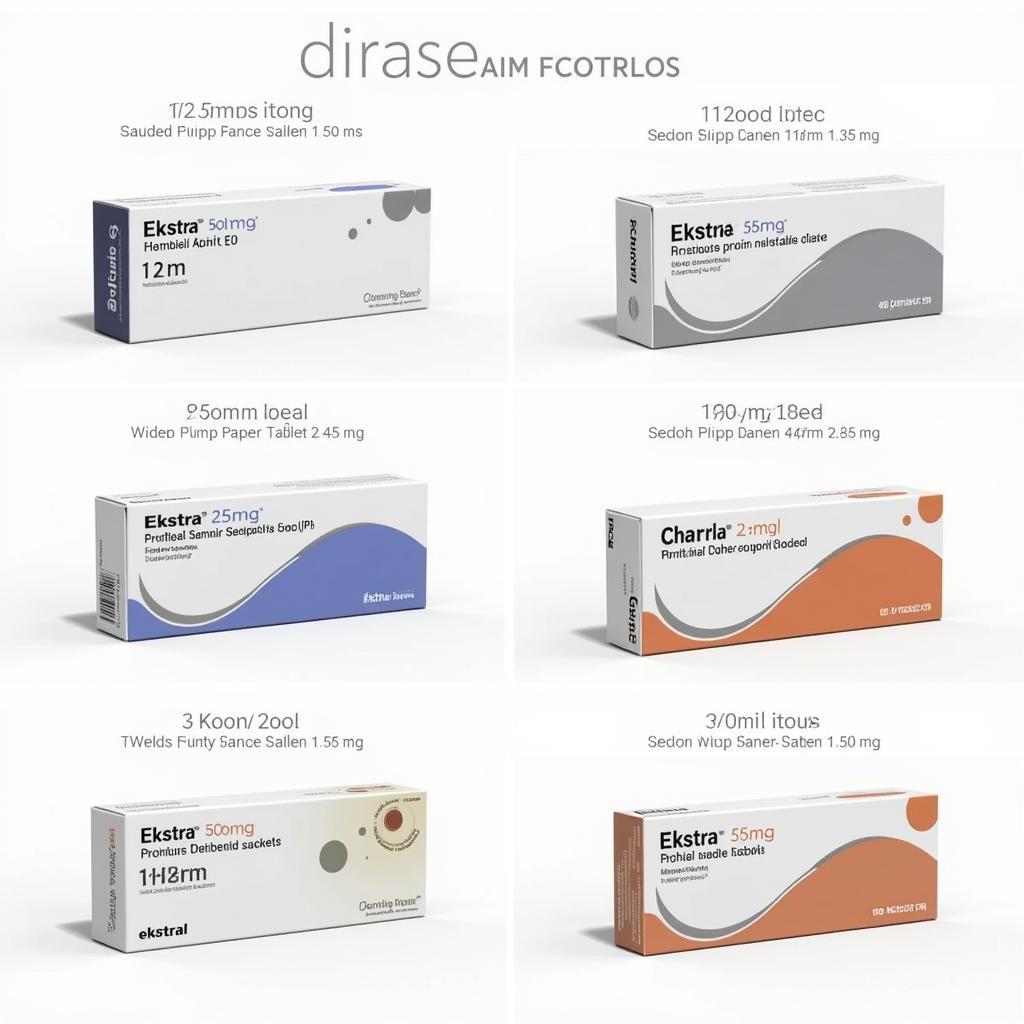 Ekstra Tablet Packaging in Different Dosages