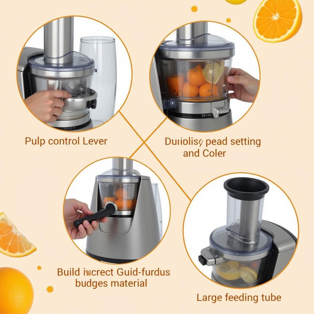 Electric orange juicer with multiple features available in Pakistan