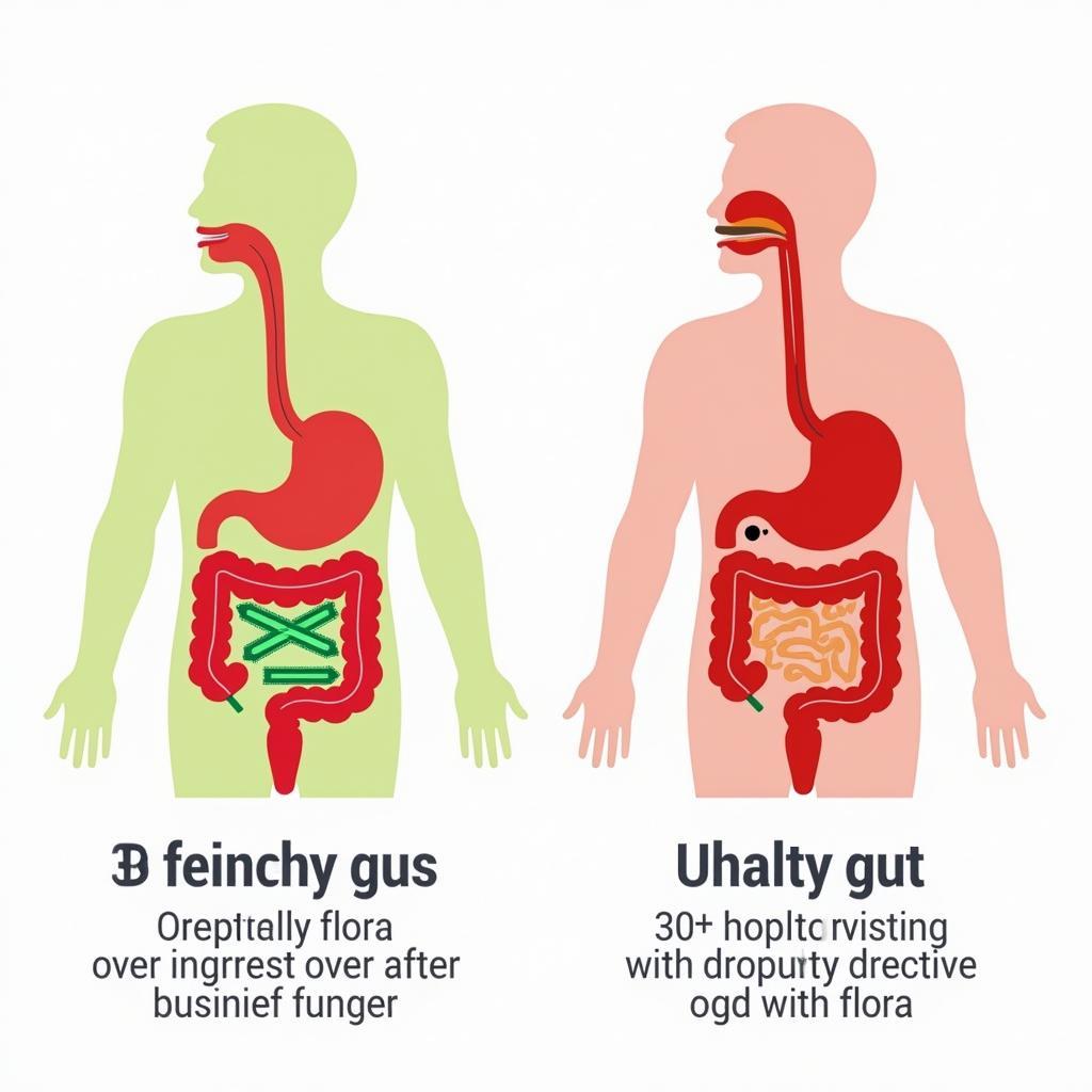 Illustrative representation of Enterogermina's benefits on digestive health