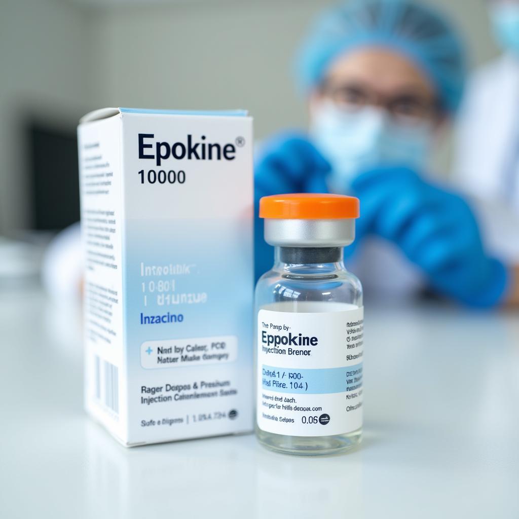 Epokine injection vial and packaging