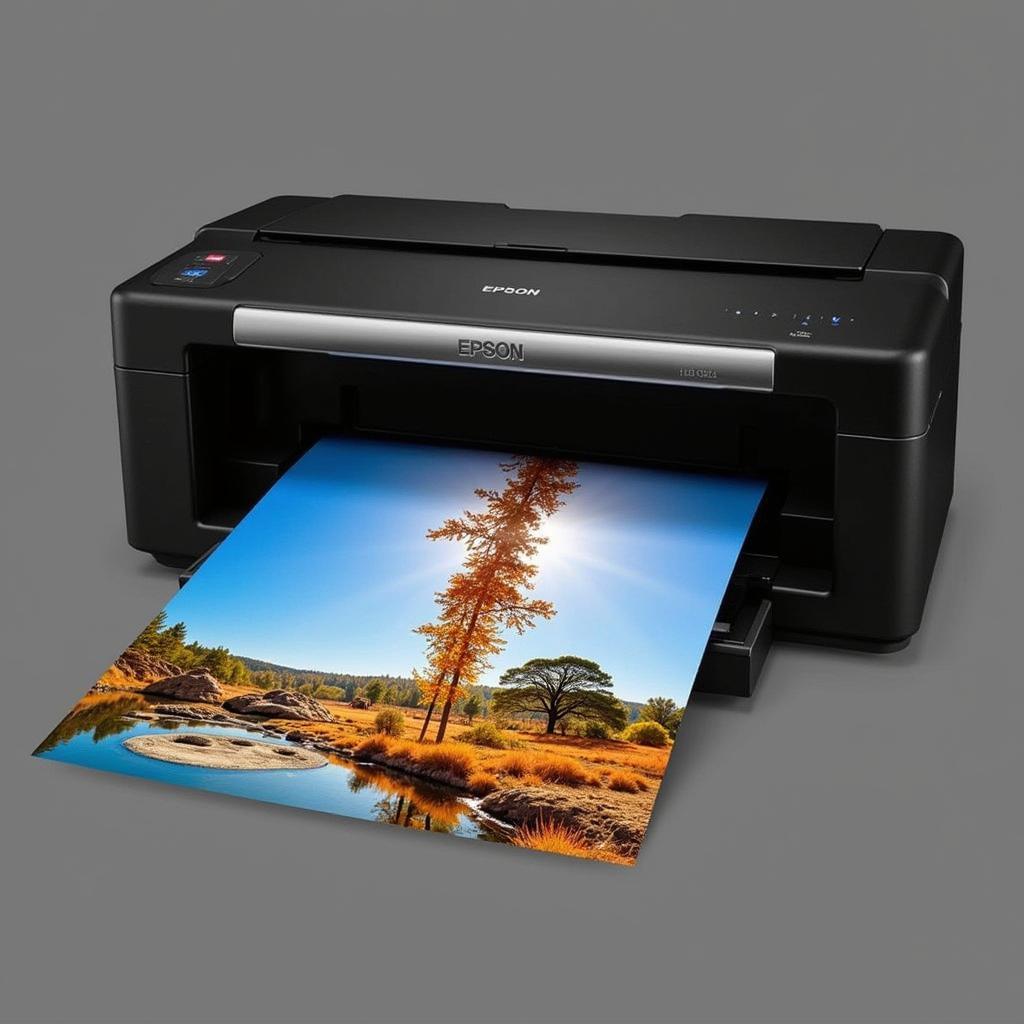 Epson L1800 Printing A3 Photo