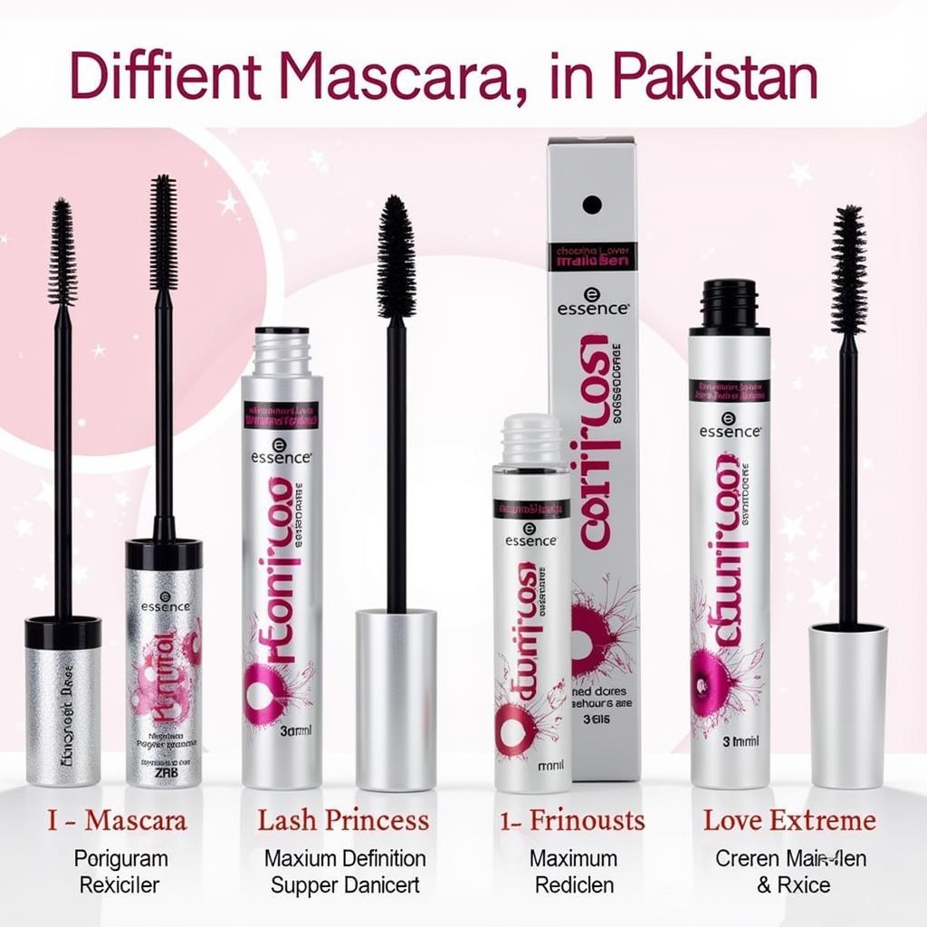 Essence Mascara Variety in Pakistan