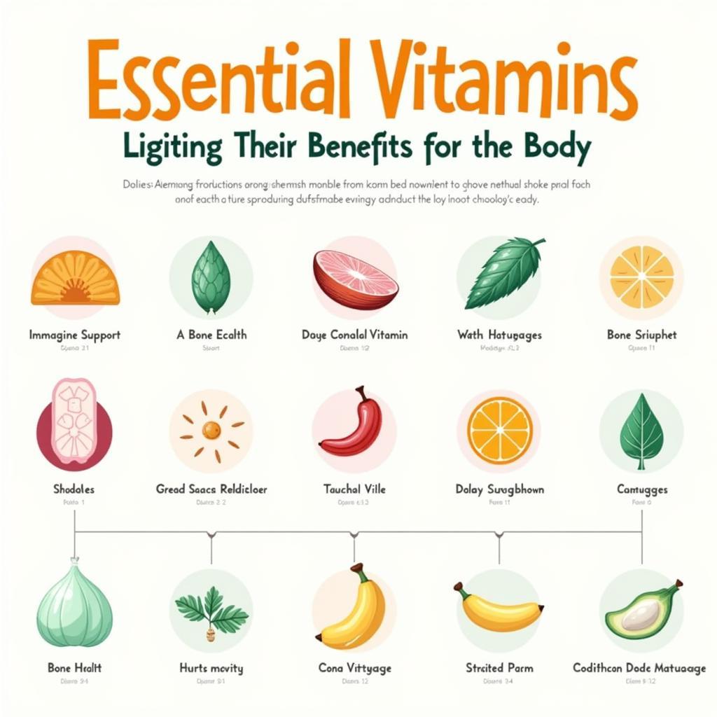 Essential Vitamins and Their Benefits Chart