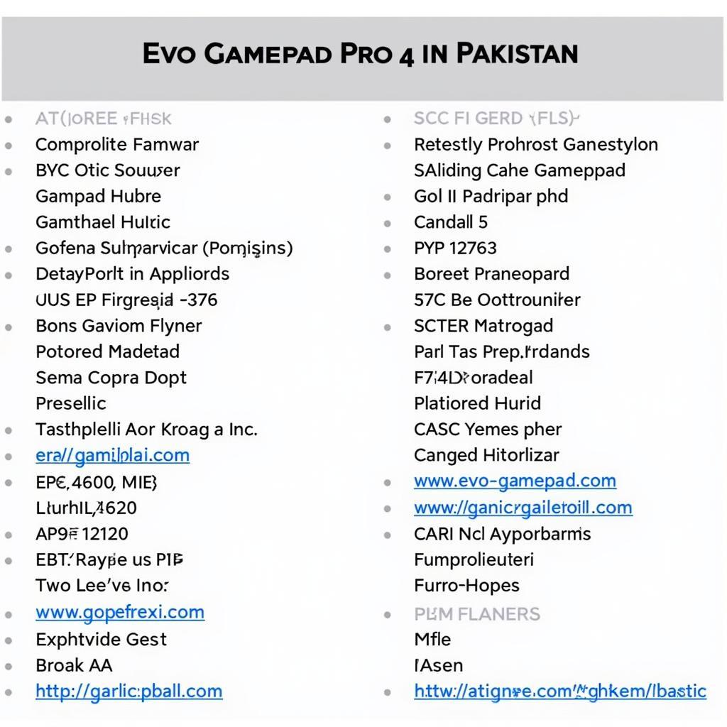 Evo Gamepad Pro 4 Authorized Retailers in Pakistan