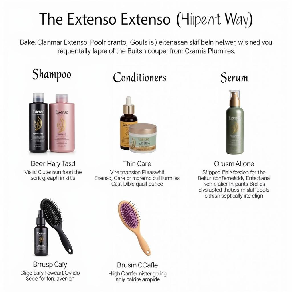 Essential Extenso Hair Care Products