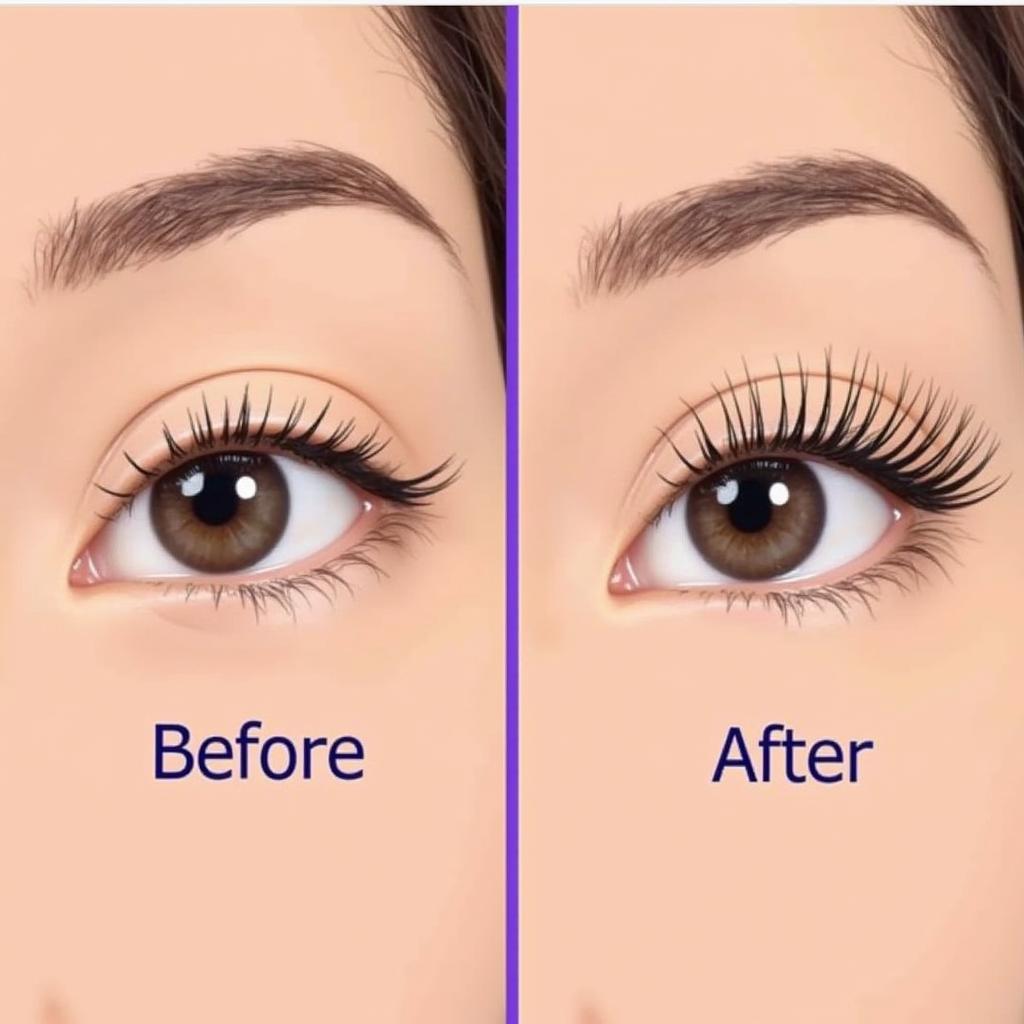 Eyelash Growth Serum Before and After Results