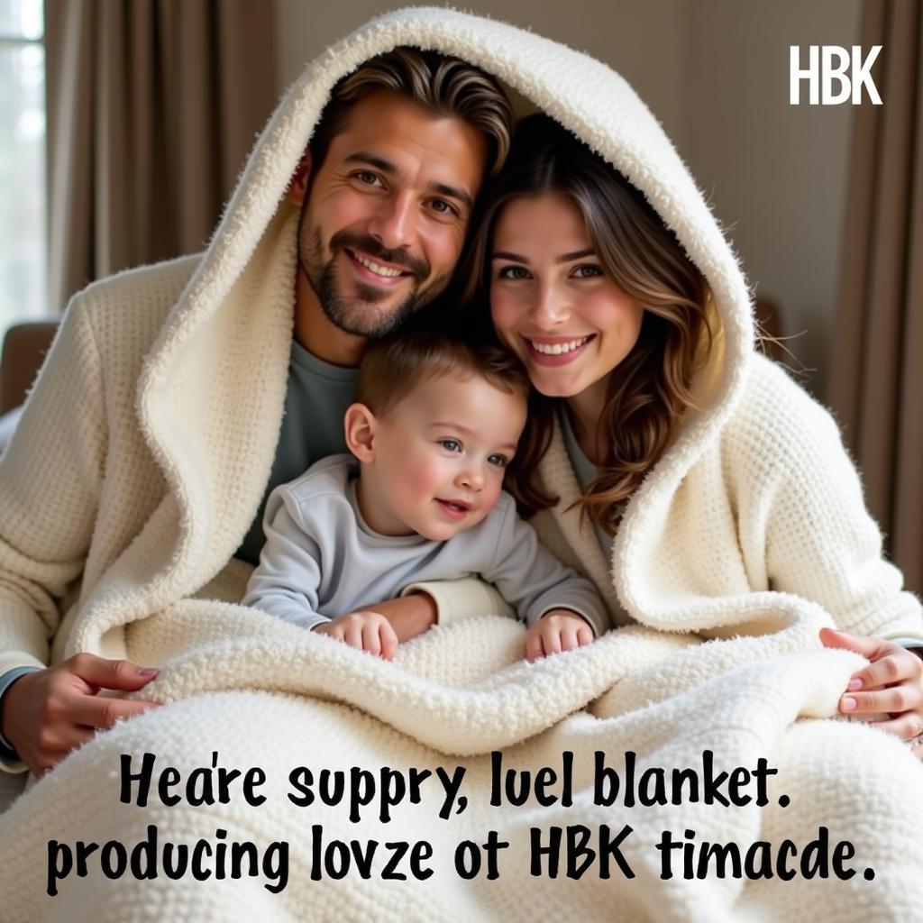 Family Enjoying HBK Blanket