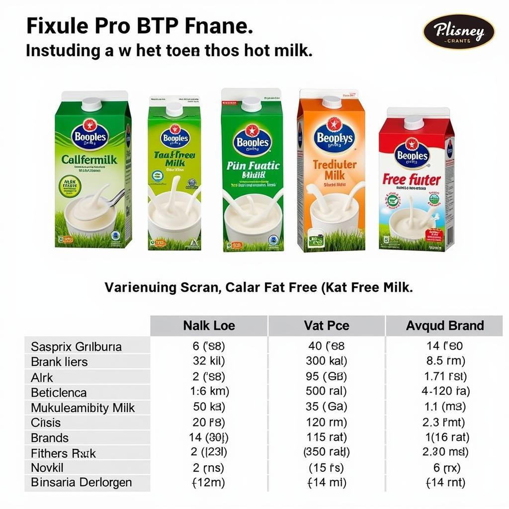 Comparing Fat Free Milk Brands in Pakistan