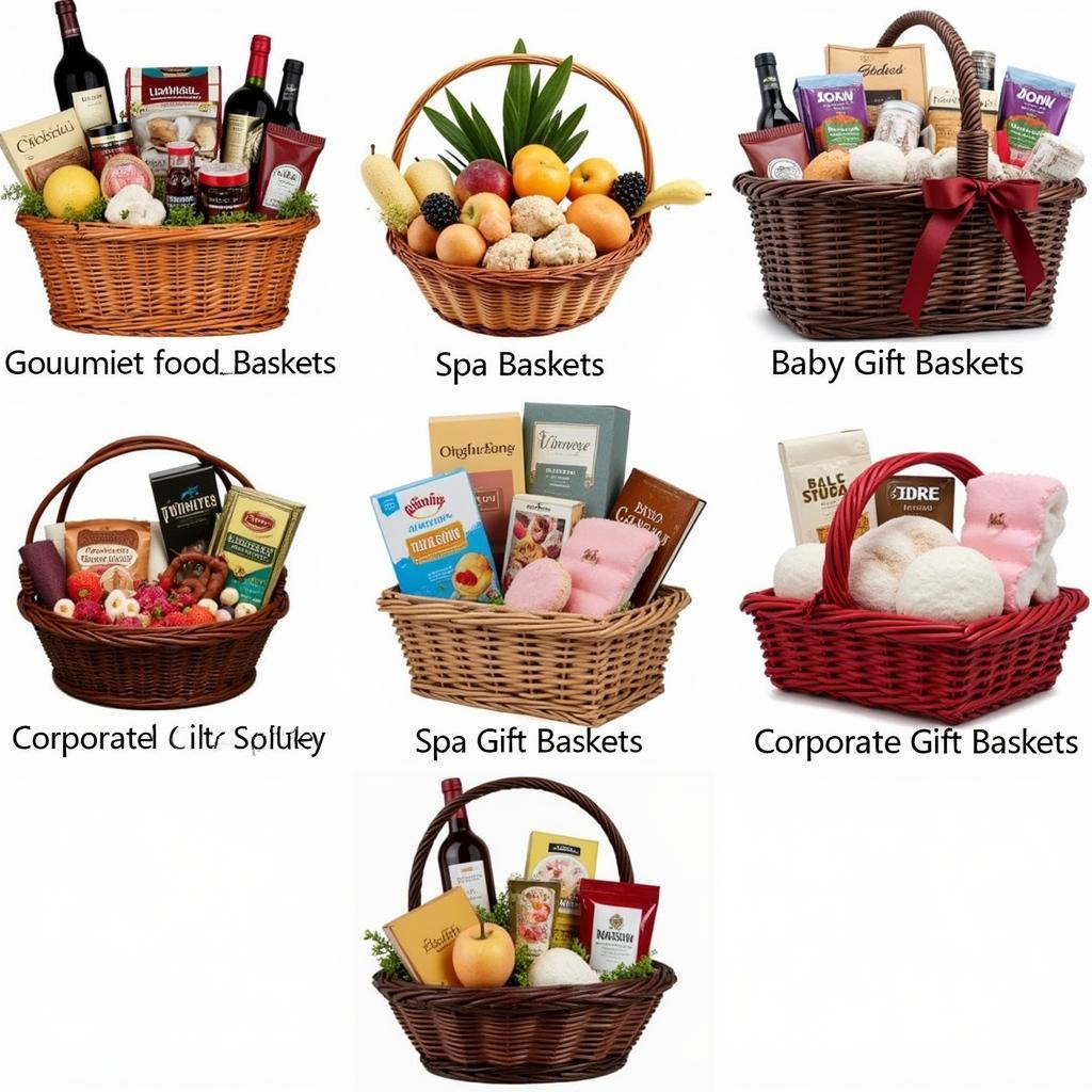 Examples of Filled Gift Baskets in Pakistan