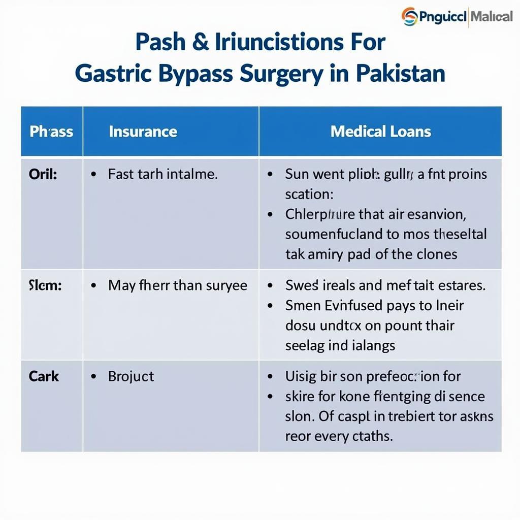 Financing Options for Gastric Bypass in Pakistan