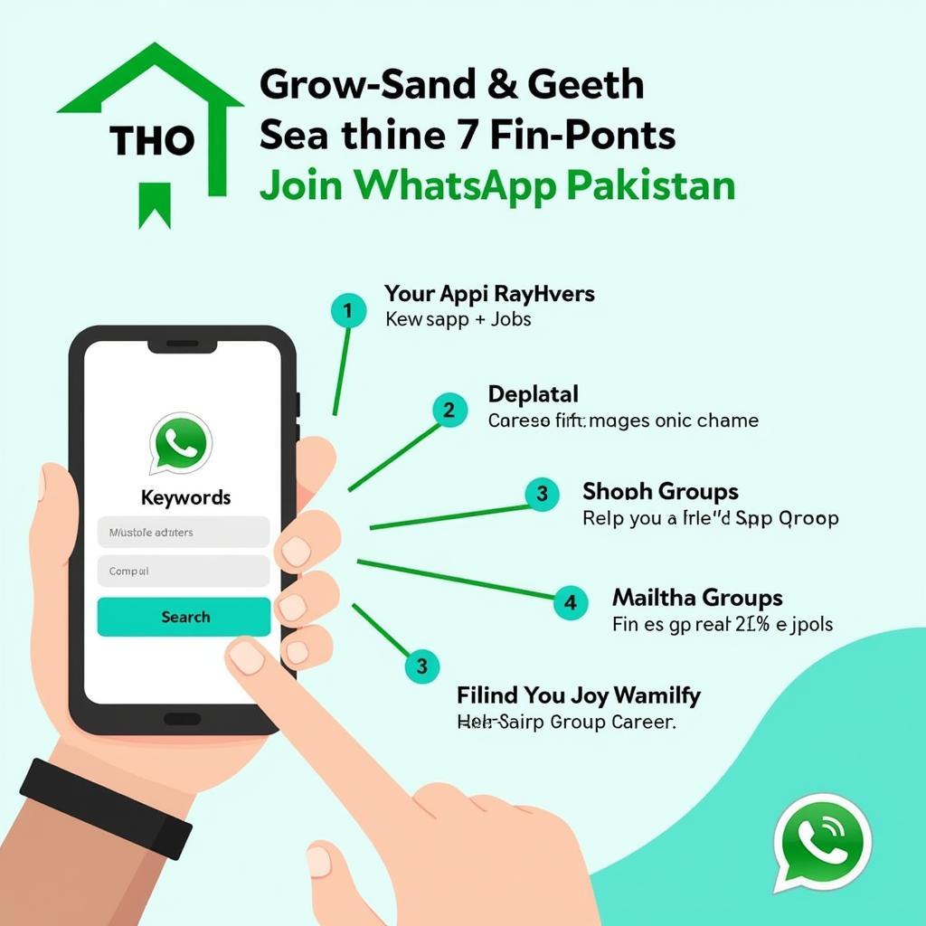 Searching for relevant Pakistan WhatsApp Job Groups