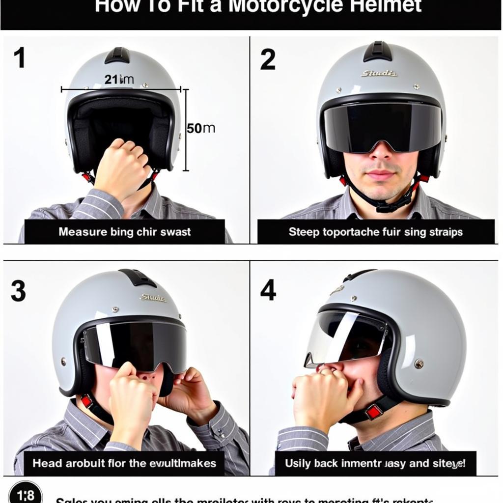 Properly Fitting a Studds Motorcycle Helmet