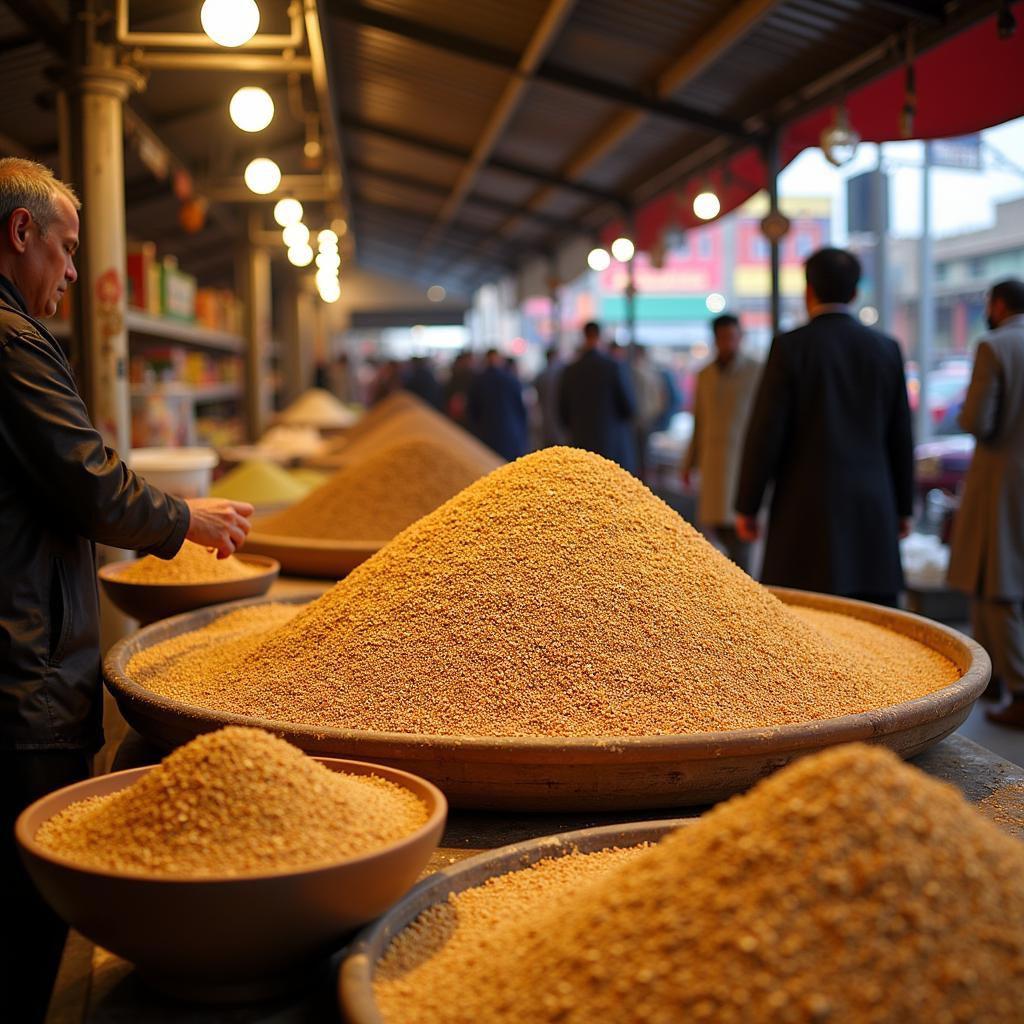 Flaxseed Being Sold at a Local Pakistani Market