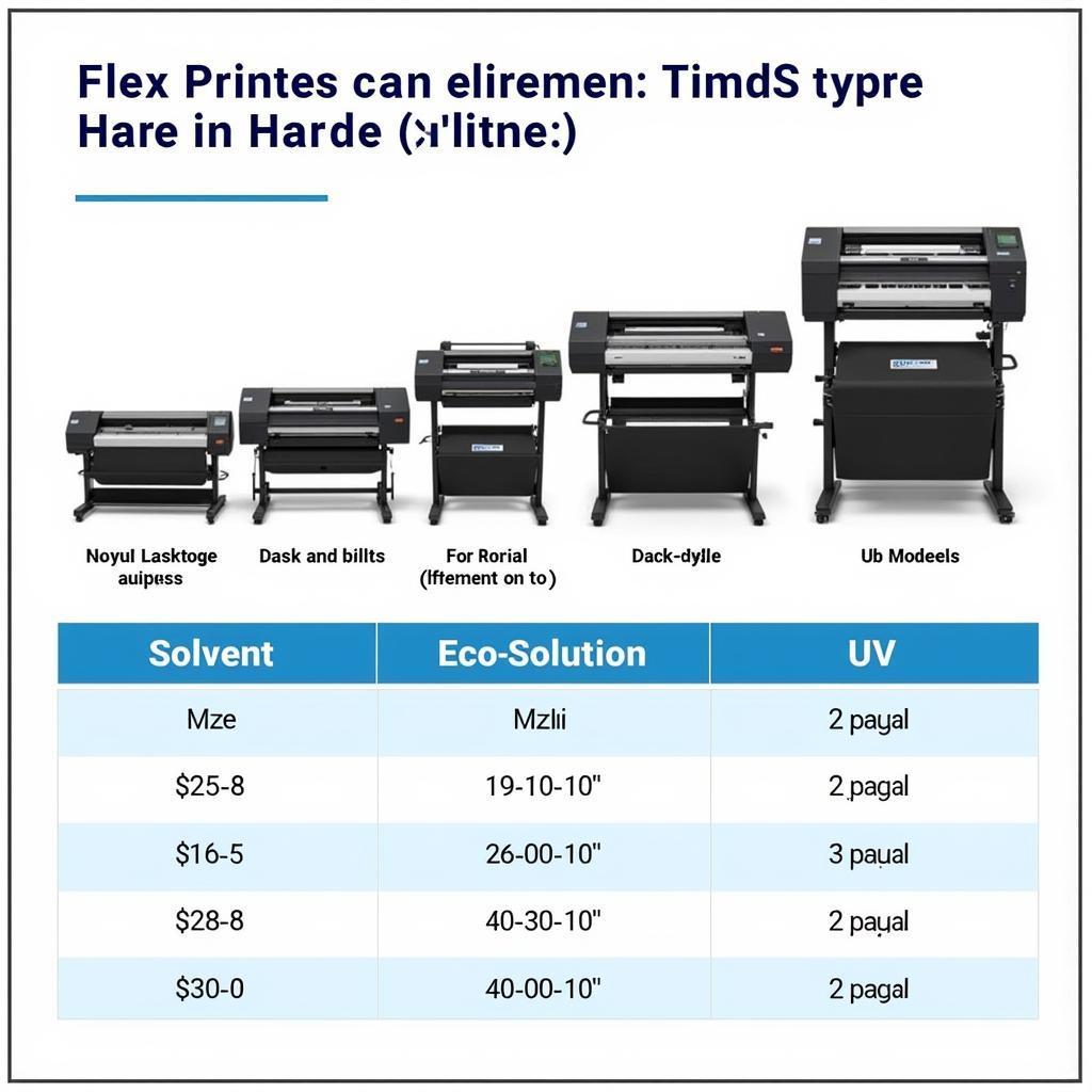 Flex printer types and sizes in Pakistan