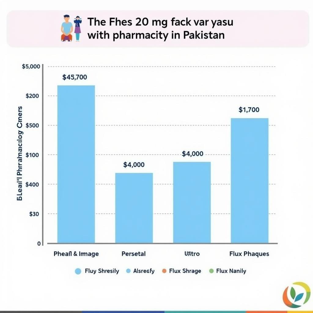 Flux 20mg Price Comparison in Pakistan - Chart comparing prices across different pharmacies.