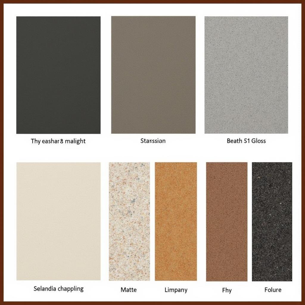 Various Finishes and Colors of Formica Sheets