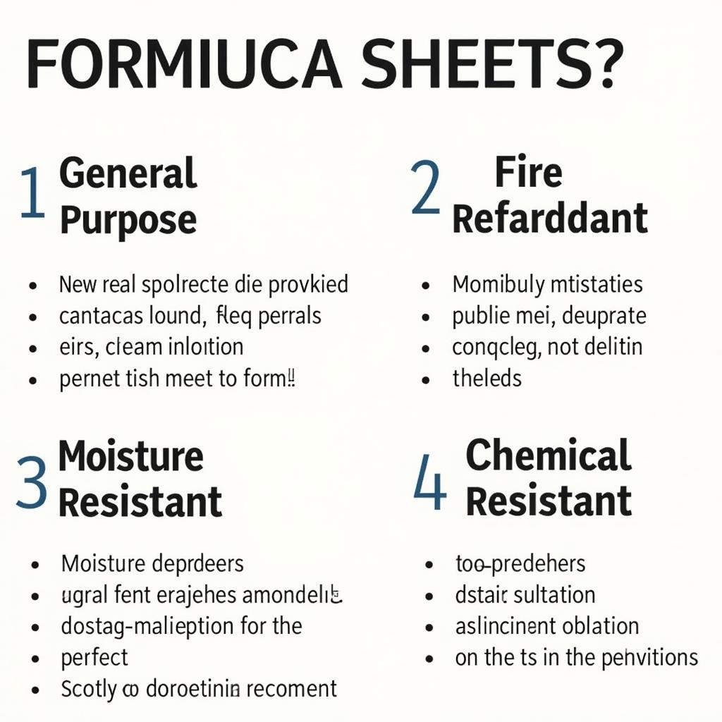 Different Types of Formica Sheets Available in Pakistan