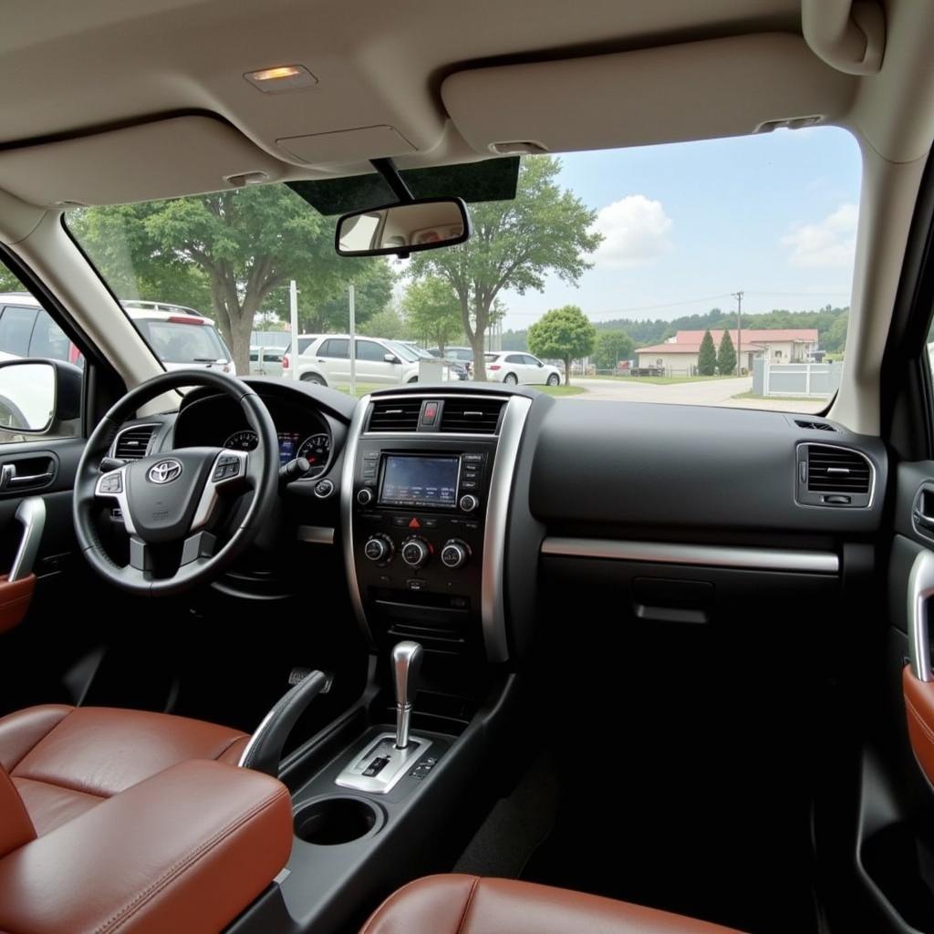 Fortuner 2013 Interior Dashboard View