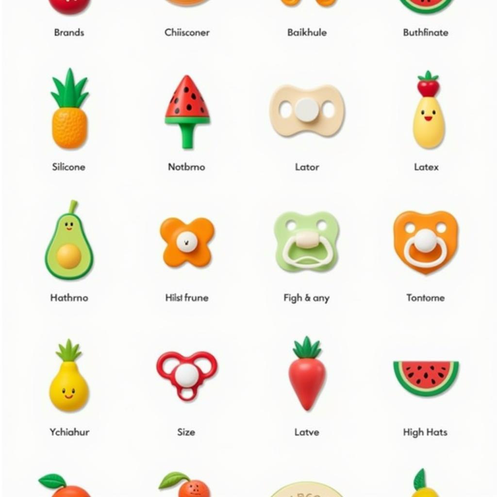 Fruit Pacifier Types Available in Pakistan