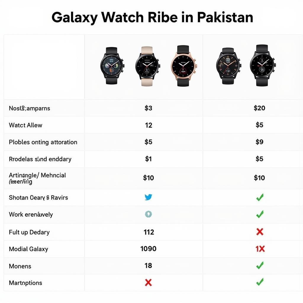 Galaxy Watch Price Comparison in Pakistan