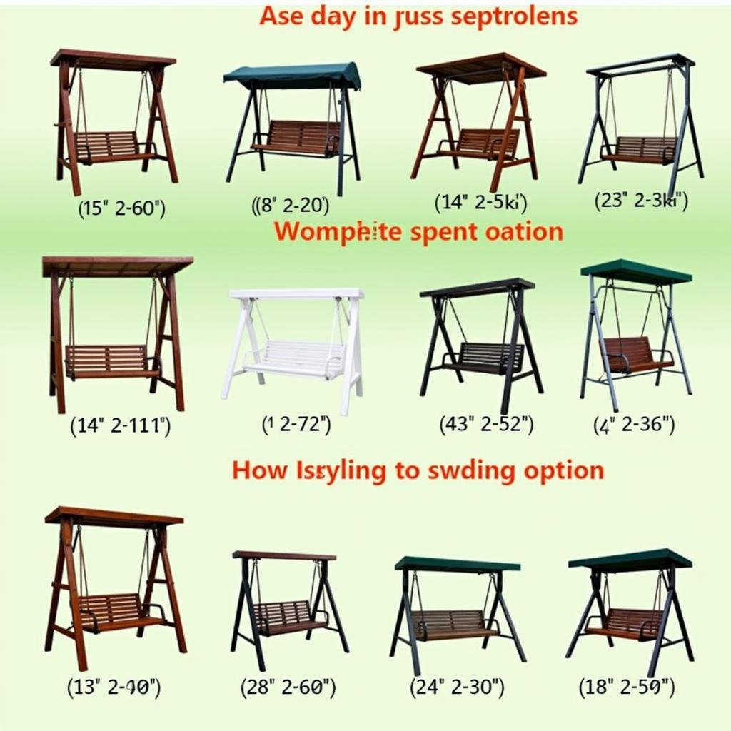 Garden Swing Options in Pakistan