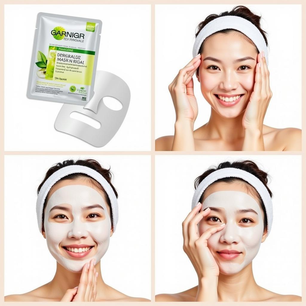 How to Apply a Garnier Sheet Mask