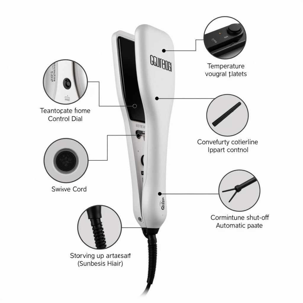 Features of Geepas Hair Straighteners