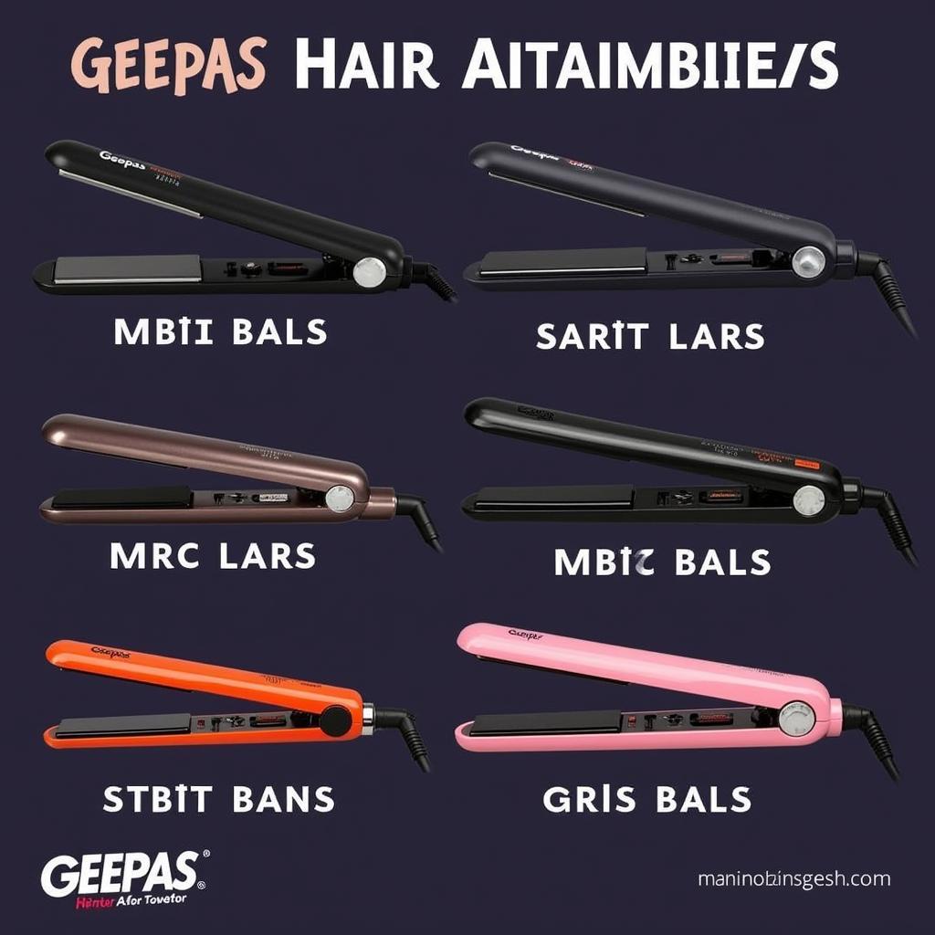 Geepas Hair Straightener Models in Pakistan