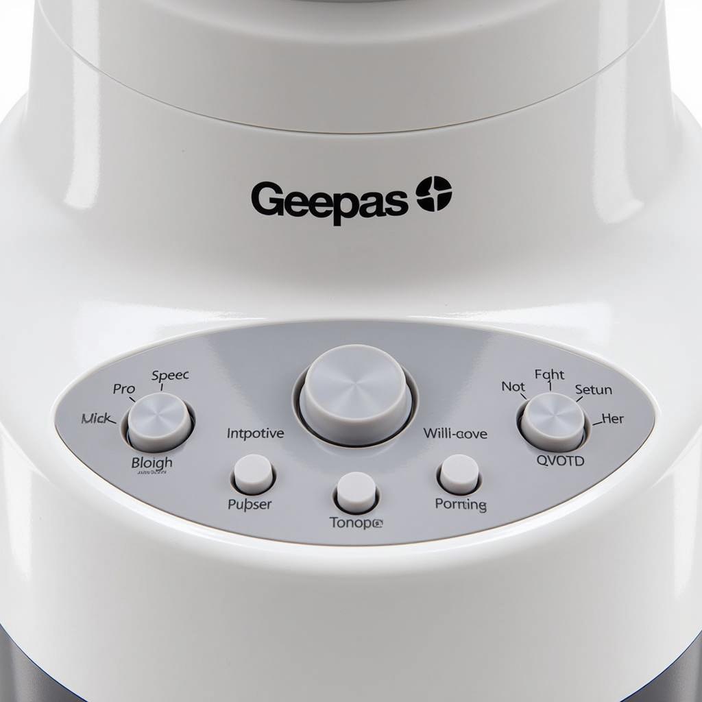 Close-up of Geepas Juicer Blender Features