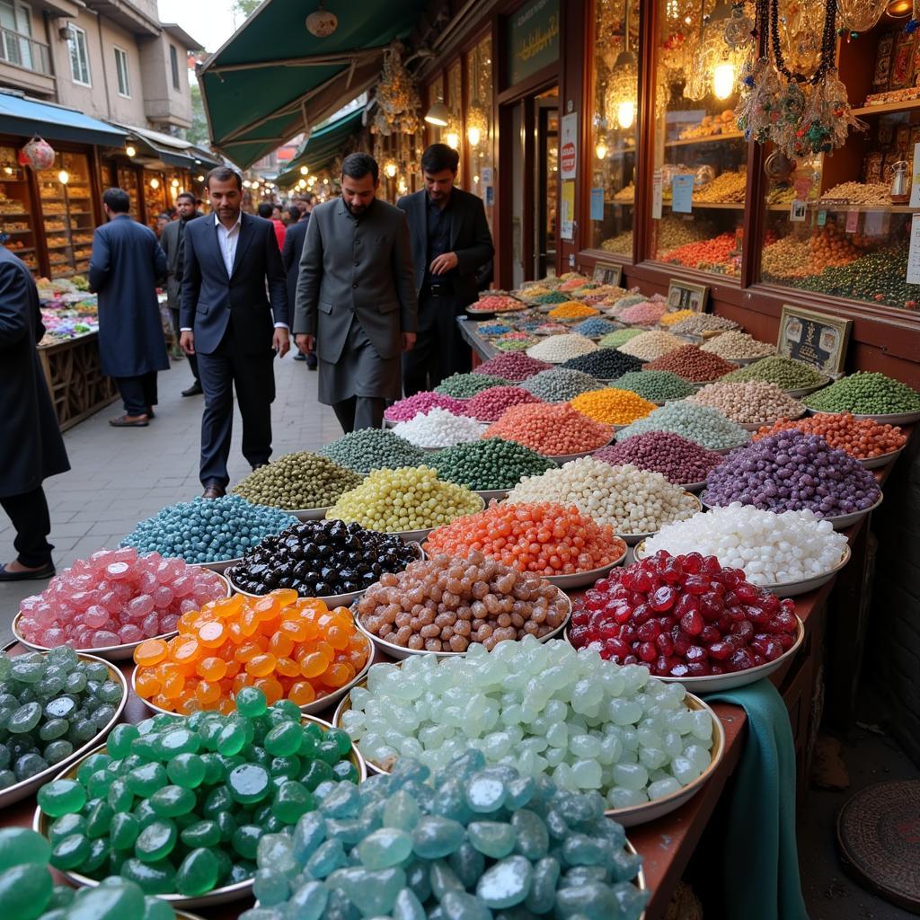 Gemstone Market in Peshawar, Pakistan