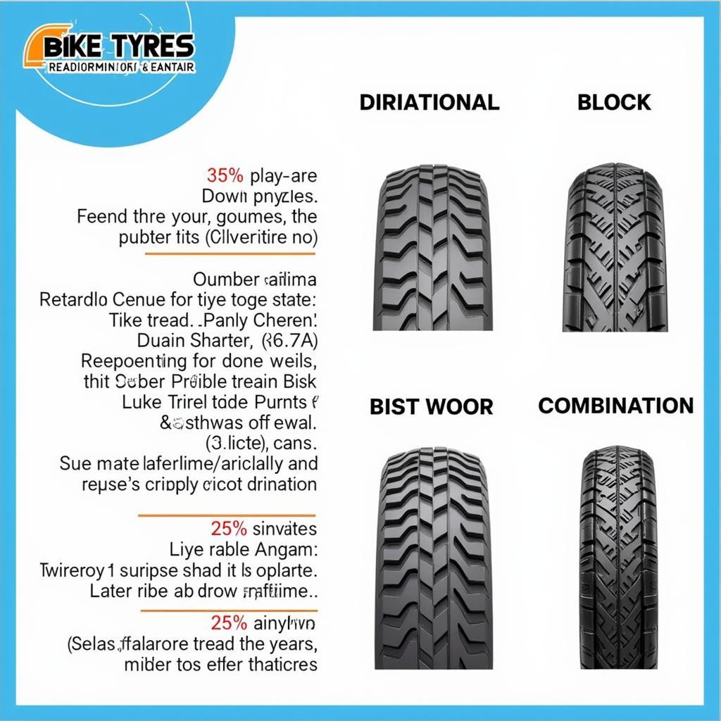 General Bike Tyre Tread Patterns in Pakistan