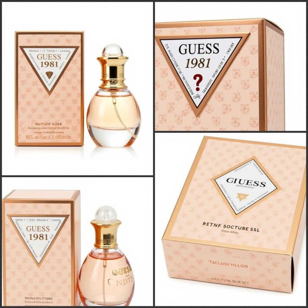 Genuine Guess 1981 Perfume Packaging