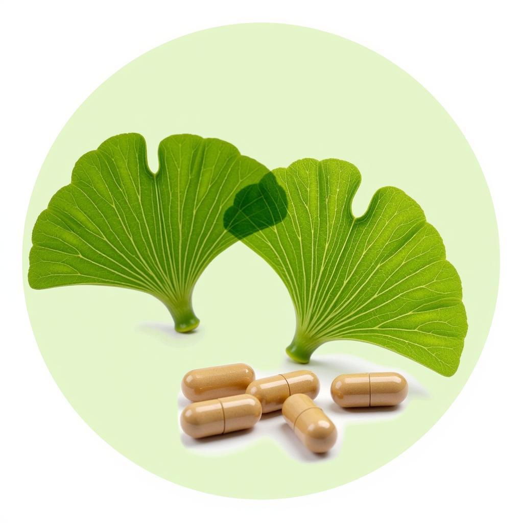 Ginkgo Biloba Leaves and Capsules