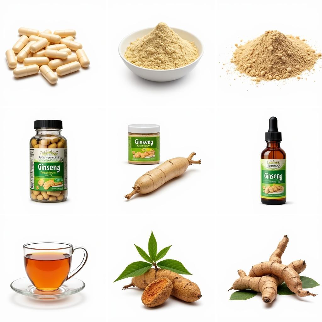 Variety of Ginseng Products