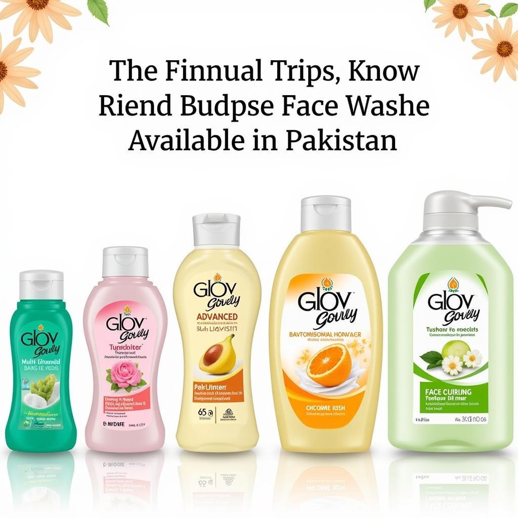 Glow & Lovely Face Wash Range in Pakistan