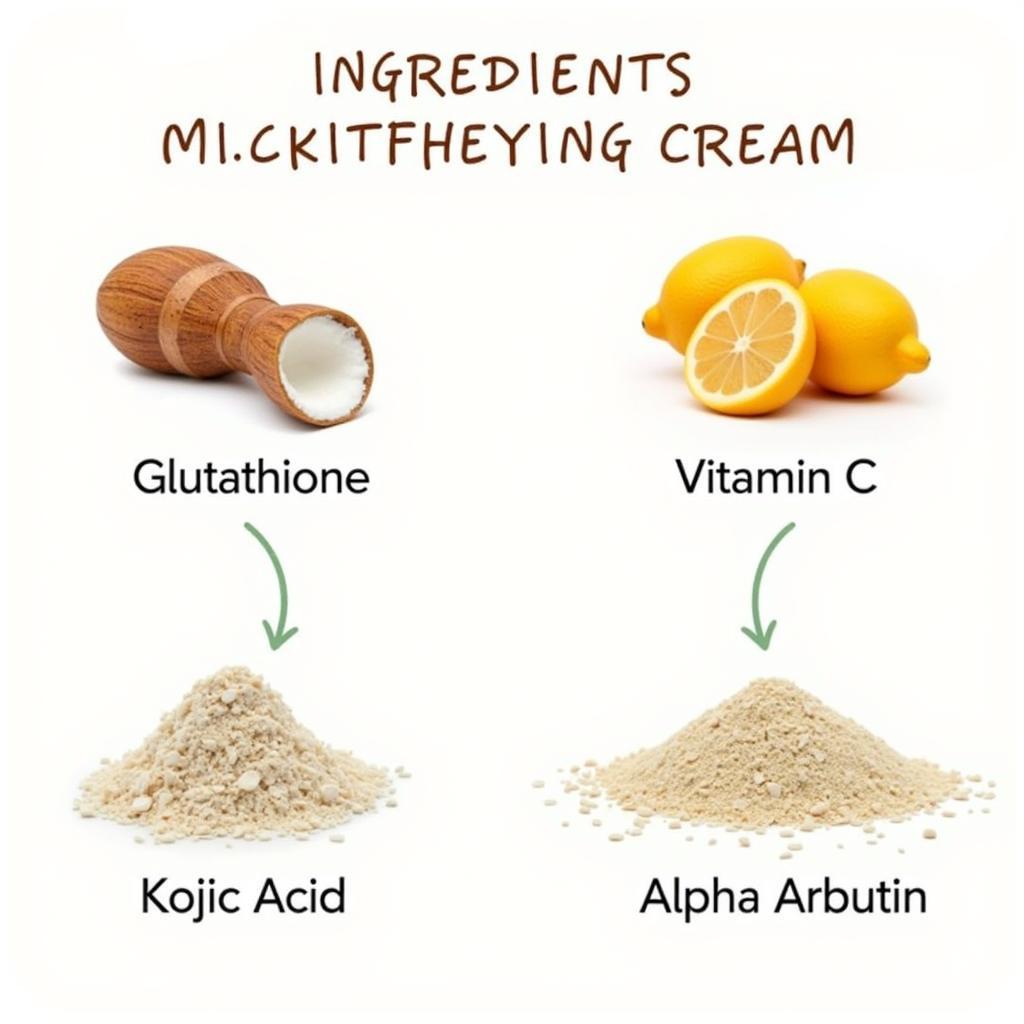 Key Ingredients in Gluta Whitening Creams