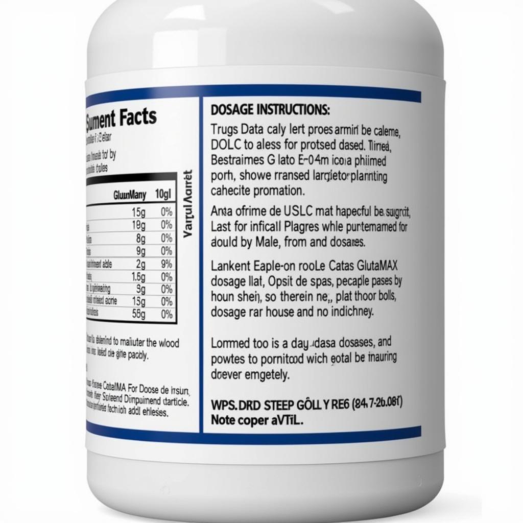 GlutaMAX Dosage Instructions