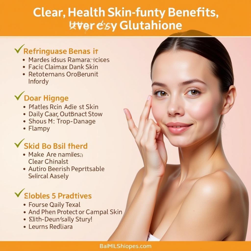 Glutathione benefits for skin health