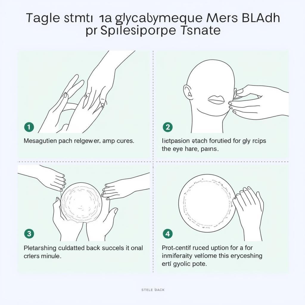 Glycolic Acid Cream Application Steps