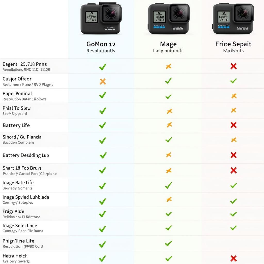 GoPro 12 vs. Competitors