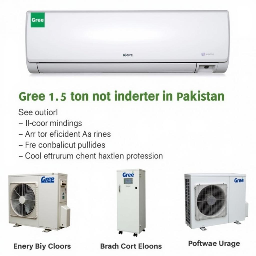 Gree 1.5 Ton DC Inverter AC Models in Pakistan