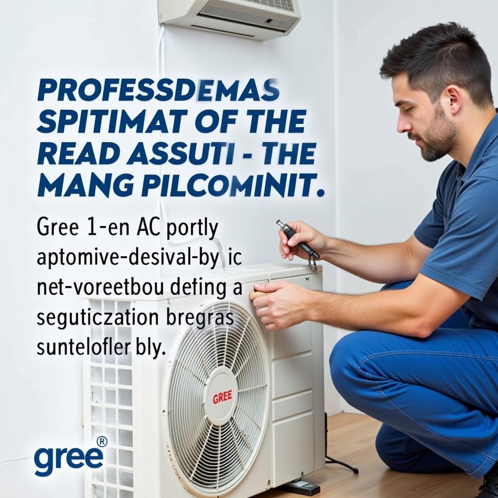 Gree 1 Ton AC Installation - Professional Service